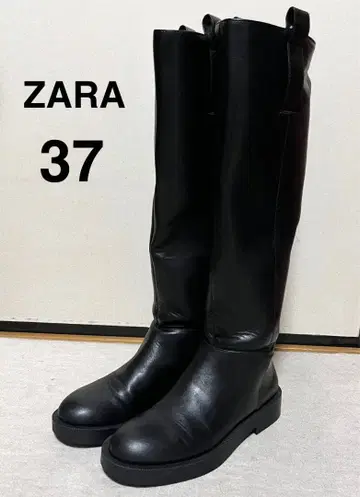 37 [ ZARA ] 롱 부츠 블랙