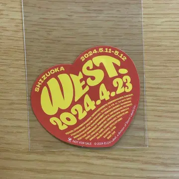 AWARD 스티커 WEST. 시즈오카