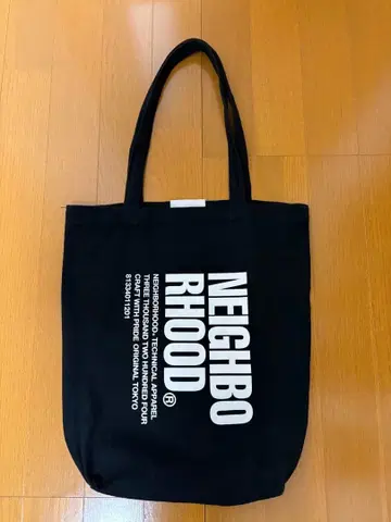 NEIGHBORHOOD 로고 프린트 토트백