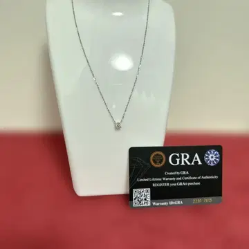 5mmD 모이사나이트 S925 스털링 실버 솔리테어 펜던트 목걸이