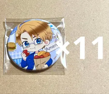 [ 헤타리아 ] 미국 Holiday Marche 캔뱃지 드레셀 mini