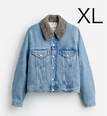 [ 새상품급 ] ZARA x Nanushka 데님 자켓 XL