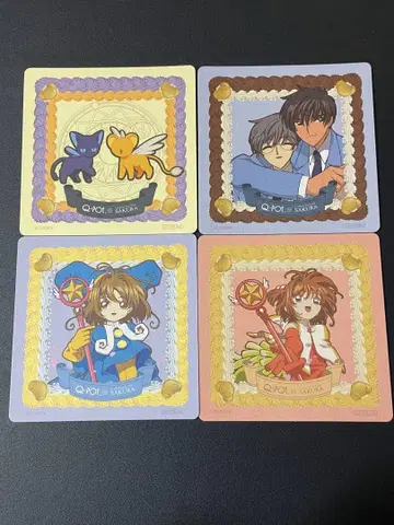 CC 사쿠라 q-pot 큐포트 특전 코스터 세트