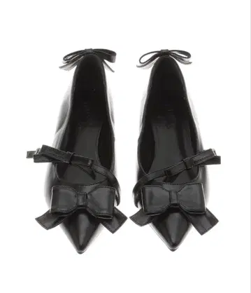 merry jenny 리본 리본 펌프스 블랙 M 사이즈