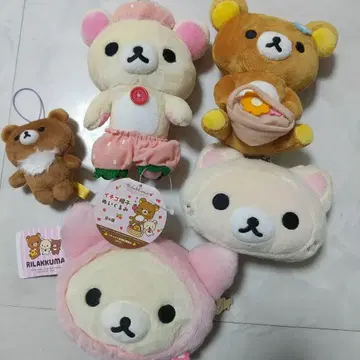 리락쿠마 코리락쿠마 봉제 인형 세트