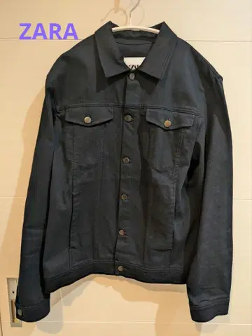 ZARA 자라 데님 자켓 네이비