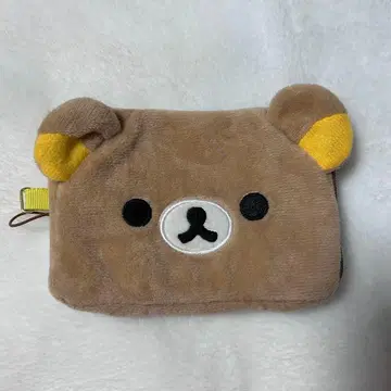 산엑스 리락쿠마 봉제 인형 패스케이스 파우치