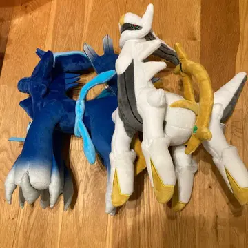 포켓몬 센터 디아루가&아르세우스 봉제 인형