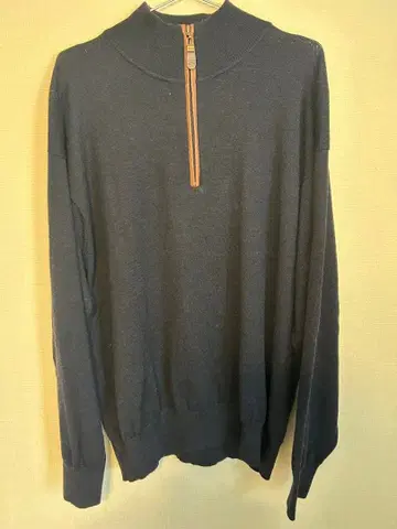 ORVIS 하프 지퍼 메리노울 스웨터 XL