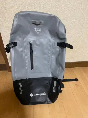 스노우피크 방수 백팩 그레이/블랙