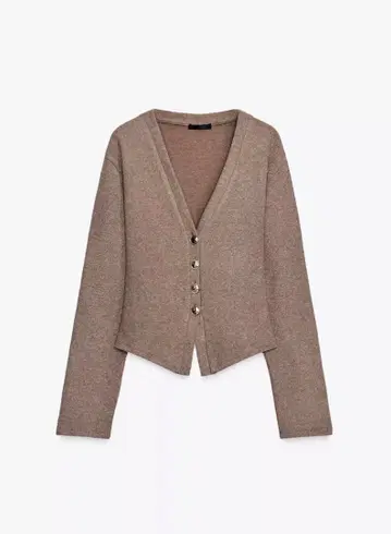 소프트 버튼 자켓 가디건 ZARA