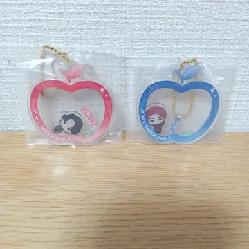 미세스 제일복권 바스락 아크릴 참 2개 오오모리 모토키 와카이 히로토