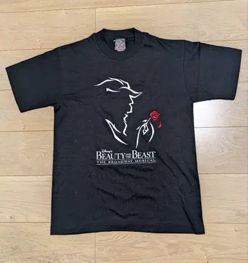 디즈니 미녀와 야수 뮤지컬 T셔츠 미국제