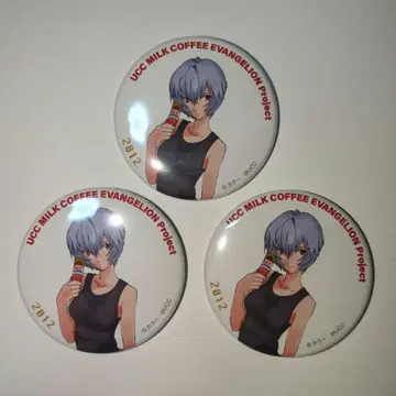 에반게리온 대박람회 UCC 캔뱃지 아야나미 레이 2012년 3개