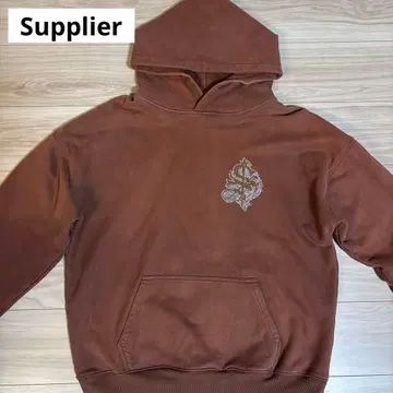 [ 새상품급 ] SUPPLIER 서플라이어 hoodie 후드티 브라운
