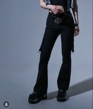 [ REFLEM ] 카고 플레어 팬츠