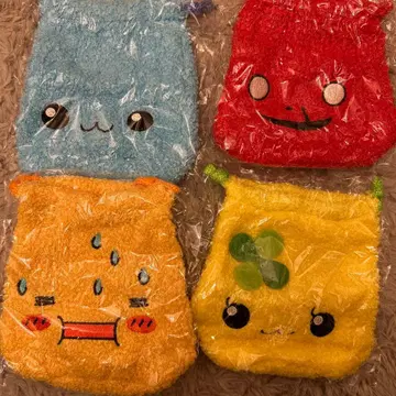 시즈쿠짱 포근포근 복조리 파우치 4종 세트