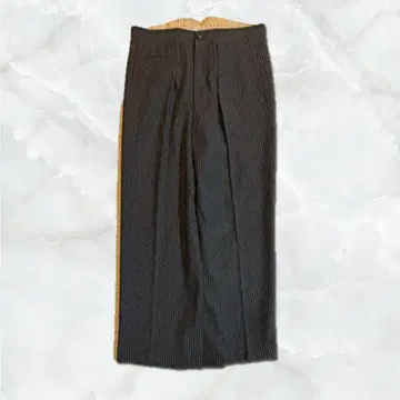 40s~ 빈티지 바늘 신치 벨트 스트라이프 슬랙스 팬츠
