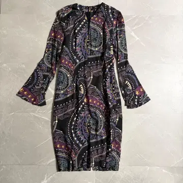 미사용 박스 포함 ETRO 에트로 원피스 페이즐리 무늬 올 패턴