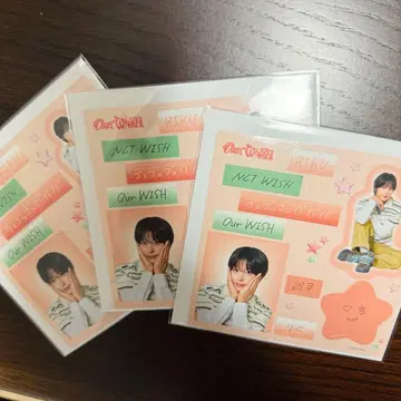 NCT WISH 랜덤 토이 리쿠 스티커