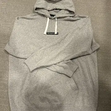 THE NORTH FACE 그레이 후드 부착 후드티