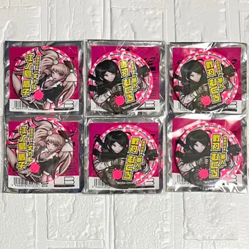 단간론파 피투성이 캔뱃지 센노기 무쿠로 에노시마 준코(가짜) 캔뱃지 6개