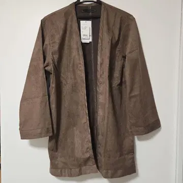 SOPHNET. 스웨이드 가디건 S 브라운