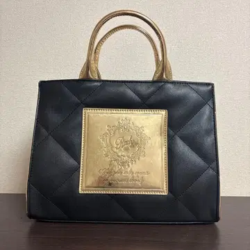 Rady 퀼팅 블랙 골드 핸드백