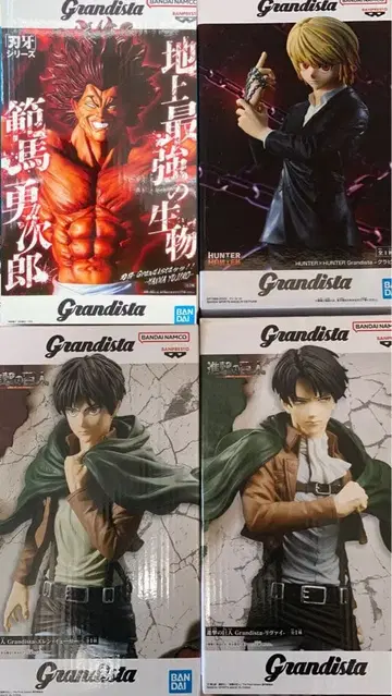 Grandista - 크라피카, 리바이, 엘렌, 한마 유지로 4체 세트