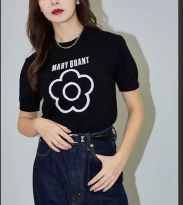 MARY QUANT x PUBLUX/마리콴트 썸머 니트 블랙