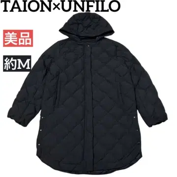 [새상품급] TAION x UNFILO 2way 퀼팅 다운 블랙