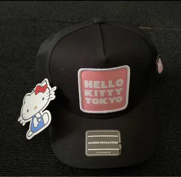 미사용 새상품 Hello Kitty 도쿄 일본 한정판 캡 블랙