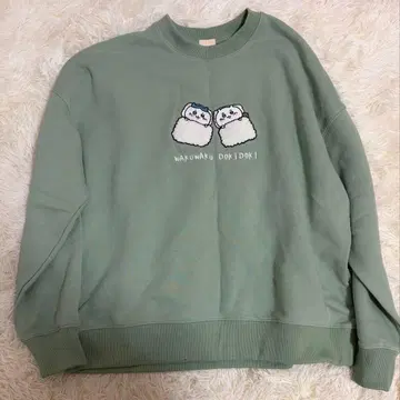 치이카와 x AS KNOW AS plus 콜라보 트레이닝복 맨투맨