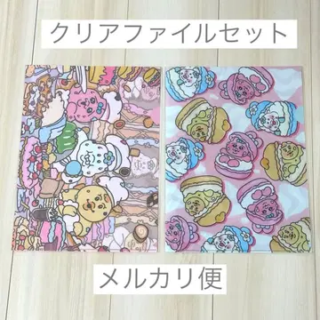 스이파라 파라다이스 카페 빤쮸토끼 키미마로 클리어 파일 2장 세트