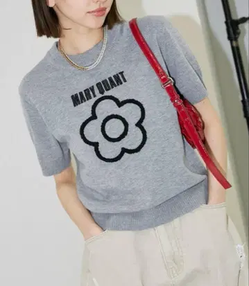 MARY QUANT x PUBLUX / 마리콴트 썸머 니트 그레이