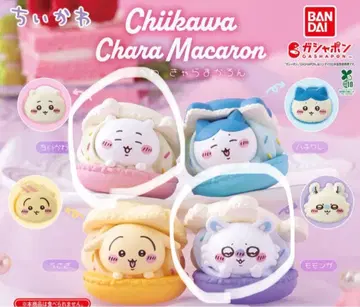 치이카와(먼작귀) 캐릭터 마카롱 가챠가챠 치이카와 모몽가