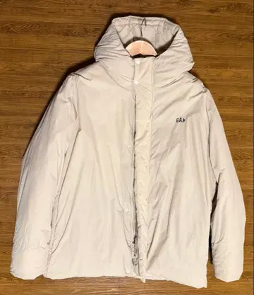 [ 구제 의류 ] Gap 로고 후디드 퍼퍼 자켓 XL 오버 사이즈