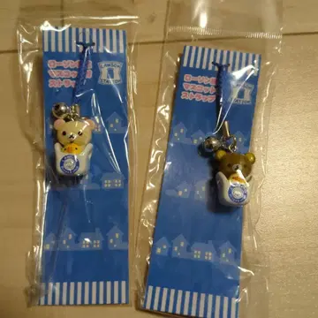 리락쿠마 로손 한정판 마스코트 스트랩 2종