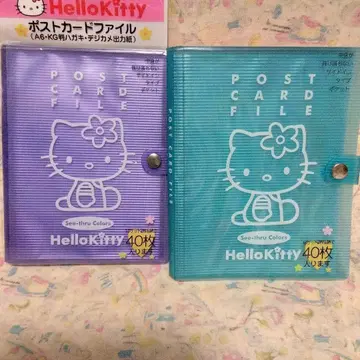 미사용 Hello Kitty 엽서 파일 40 포켓 1999년