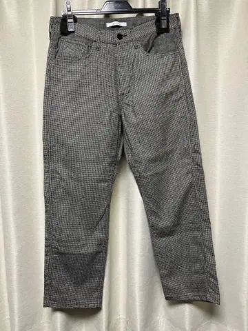 그레이 하운드 투스 스트레이트 팬츠