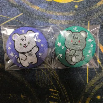 니지산지 랜덤 자수 캔뱃지 K.K 니파치 1