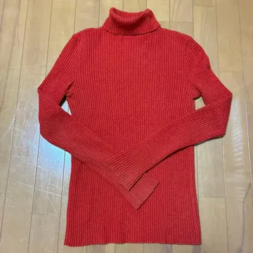 A.P.C 아페쎄 니트 터틀넥 오렌지 프랑스제