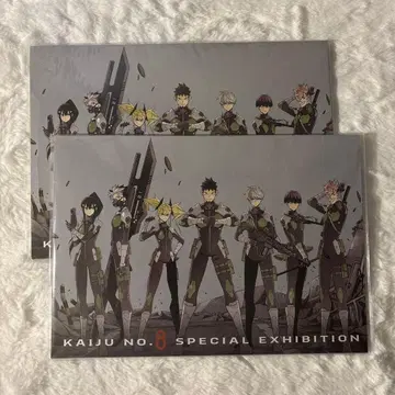 괴수 8호전 특제 클리어 캐릭터 책갈피 세트 (거치대 포함)