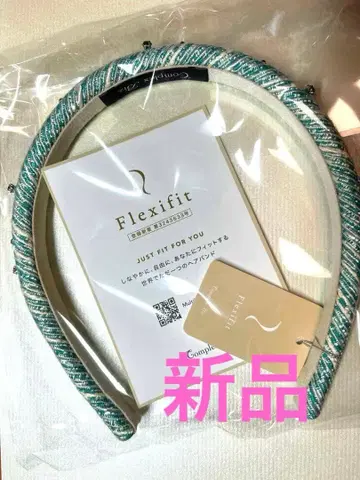 새상품 컴플렉스 비즈 머리띠 스와로브스키 디저트 클립