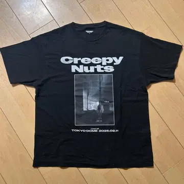 Creepy Nuts 라이브 T셔츠 L 사이즈 블랙