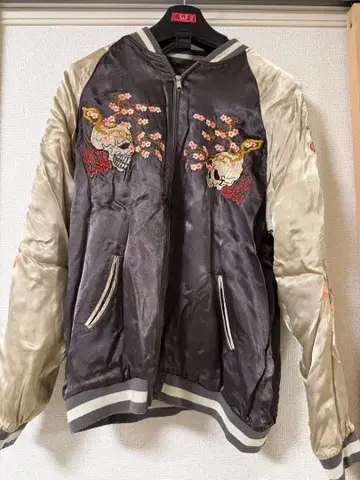 스카잔 자수 리버서블 해골