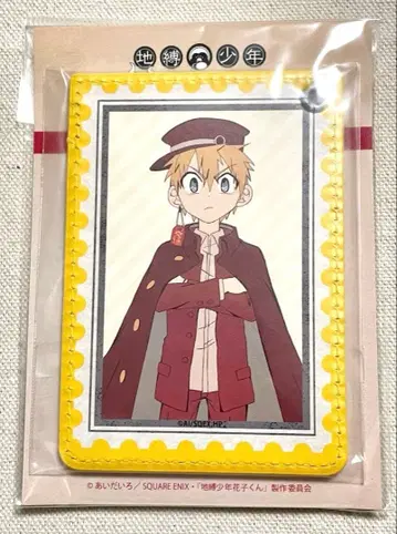 지박소년 하나코 군 레트로 인조 가죽 패스 케이스 미나모토 코