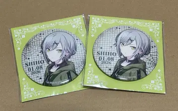 프로세카 하피콜레 벌스데이 시호 금박 캔뱃지 G