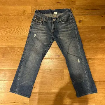 트루 릴리젼 블루 데님 스트레이트