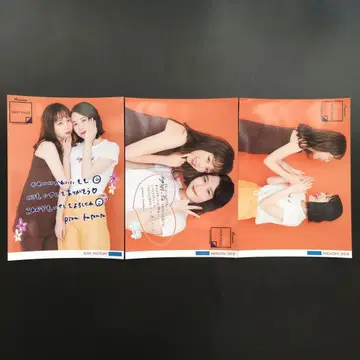 2314 안쥬르므 카츠타 리나 카사하라 모모나 브로마이드 3장 세트